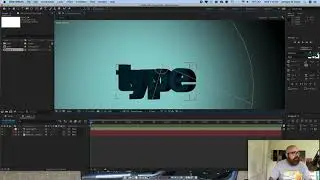 Simple 3D Type, no camera, with light in After Effects