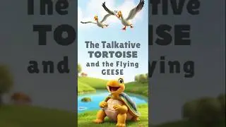 🗣️✨ The Talkative Tortoise & the Flying Geese ✨🕊️