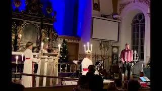 &rdquo;Viskar en b&ouml;n&rdquo;, Petrus Johansson, Luciakonsert i Brastad kyrka. 14 december 2025