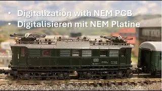 BL spor N Model railway digitalization; Digitalisierung Modelleisenbahn; Modeltog digitalisering