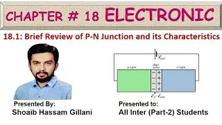 Chapter 18 Topic 18.1 Brief review of p-n junction and its characteristics by Shoaib Hassan Gillani