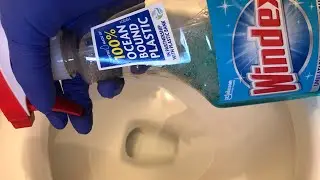 Cleaning Toilet W/ Windex?! | Cleaning Hack | New Method | ASMR