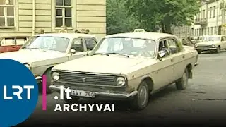 Vilniaus taksi parkas ir problemos 1994 metais. #LRTarchyvai