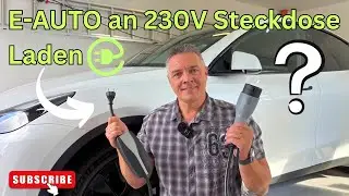 E-Auto an der 230V-Steckdose laden ⚡️ Vorteile, Risiken & wichtige Tipps!