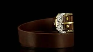 Woman leather belt &ldquo;Colorful&rdquo;