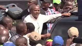 MATIANG'I TURNS THE CROWD MAD IMMEDIATELY AFTER GRABBING THE MICROPHONE