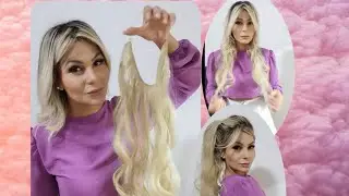 aplique com fio de nylon