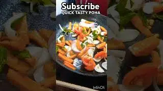QUICK POHA RECIPE #viralvideo #food #breakfastrecipes #trending #quicktiffin