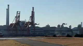 千葉市消防局航空隊（JA24CF and JA03CF）　令和8年出初式予行訓練