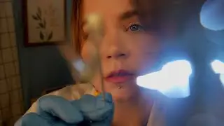 ASMR Eye Exam & Eye Cleaning 👀 You Have Conjunctivitis | Medical Roleplay