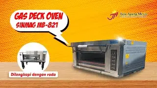 Review Oven Gas 1 Deck 2 Loyang SINMAG MB-821 | Jaya Agung Mesin Surabaya