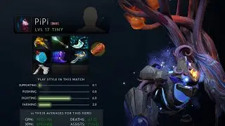 Dota 2 Replay 7.32D PiPi's Tiny DogChamp vs Ravens