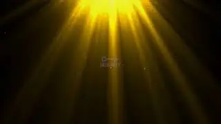 Cinematic God Rays VFX &ndash; Golden Light Beam Animation Loop