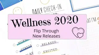 Wellness 2020 | Happy Planner | New Release December 2019 | Flip Throughs | Planner Companion