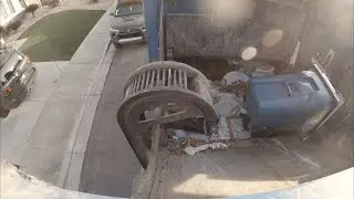 Mcneilus Zr garbage truck, Asl hopper Post Christmas peterbilt trash truck republic services12-30-25