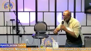 Endtime Harvest for Christ Int. Ministries - Bible Study // 01.14.26