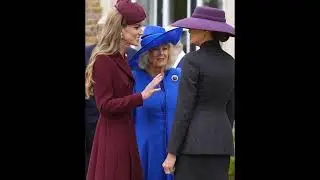 Kate Middleton et la Reine Camilla s'affrontent en direct: Camilla remet Kate &agrave; sa place. c'est fou.