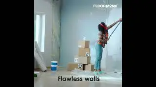 Stain Free Installation | SPC flooring | Waterproof | DIY Product | Wall Painting #shorts