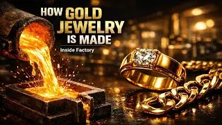 How Gold Jewelry Is Made Today 💎 | Inside a Modern Jewelry Factory (4K)