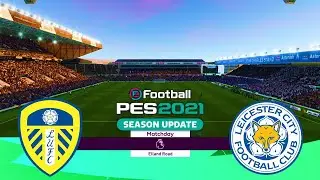 eFootball PES 2021 | Leeds United vs Leicester City - Premier League 20-21 Matchday 7 | Gameplay PC