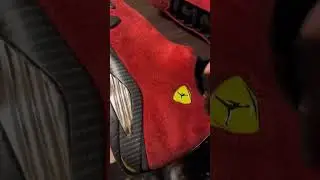 Ferrari 14 restoration / how to dye suede