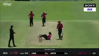 BBL women  radha yadav best catch  hanpreet kaur
