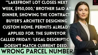 Brother Sold My Lakefront Lot for His Business — Until the Surveyor Noticed the Property Line Didn't