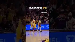 First Father And Son To Play Together In NBA history #lebronjames #nba #lakers