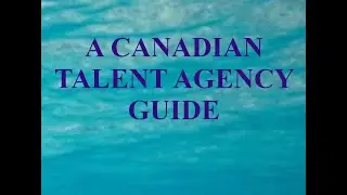 A Canadian Talent Agency Guide