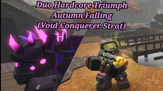 Duo Hardcore Triumph Autumn Falling Roblox TDS feat @sakuralla8303