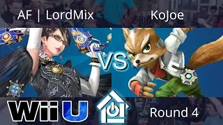 Gwinett Brawl 4/8/17  - AF| LordMix (Bayonetta) vs KoJoe (Fox) - Smash 4 Round 4
