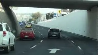 Obra en los Arcos 3 - Ampliaci&oacute;n a 3 carriles (sentido norte-sur)