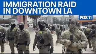 ICE raid occurs outside Newsom event in LA  | FOX 11 LA