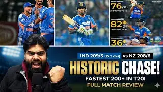 HISTORY MADE! 🇮🇳 India chase 209in 15.2 Overs!  INDvsNZ 2nd T20I|| Highlights SKY is BACK! 82*(37)