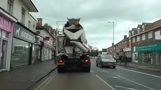 Driving On The Tything, Upper Tything & Barbourne Road, Worcester, England 29th March 2023