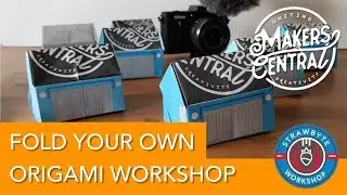 How to Fold Your Own Origami Strawbyte Workshop | Simple Origami House
