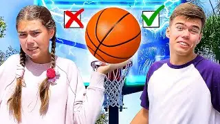 Nastya chơi trò chơi ngoài trời và tìm quả bóng rổ 🏀 Nastya Artem Mia VNM
