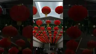 Chinese Lantern 🏮 😋 #philippines #red #inside #mall