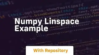numpy linspace example