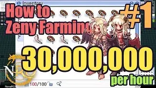 NovaRO How to Zeny Farming ? #1 - Geffenia 30m/h