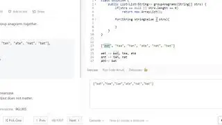 Solution to LeetCode49 Group Anagrams