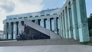 WARSAW UPRISING MONUMENT WARSAW, POLAND PART 1 #poland