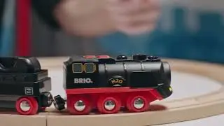 BRIO World from the Designers - 33884 Battery Operated Steaming Train