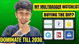 My Winning Watchlist For 2030 ( 10 Stocks ) | Buying The Dip ?