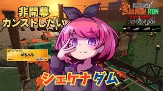 【サモラン配信】非開幕シェケナダムでカンストしたい！【スプラトゥーン3  サーモンランNW】