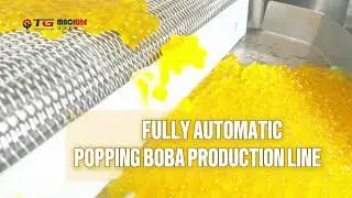 Mango Taste Bursting Popping Boba Fruit Ball Making Machine#popping #boba #bubbletea #drink #machine