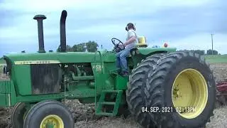 MOLDBOARD PLOWING AT THE SAM YAGER FARM NORTH OF GLENWOOD, IN SEPT 4TH, 2021