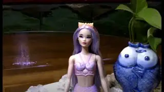 Barbie Mermaid Doll - Odile Face Mold With Lavender Hair 2024