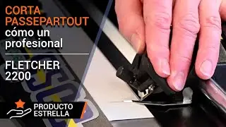 Cortadora profesional Fletcher 2200 para passepartout y cart&oacute;n pluma
