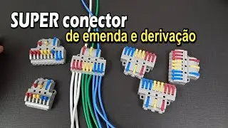SUPER conector de emenda e derivação